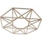 Ekena Millwork Guardian Wood Fretwork Pierced Ceiling Medallion, Red Oak, 26"OD x 10 1/8"ID x 3/8"T CMWP26X26X0375GDRO - alternate 4
